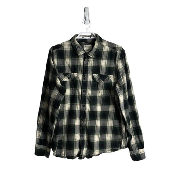 Mountain Warehouse Tops - Mountain Warehouse Women's Green Plaid Button-Down Shirt